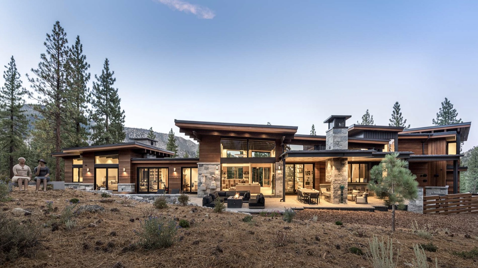 Lift & Slide doors from the patio, Kaufman Residence, Nevada